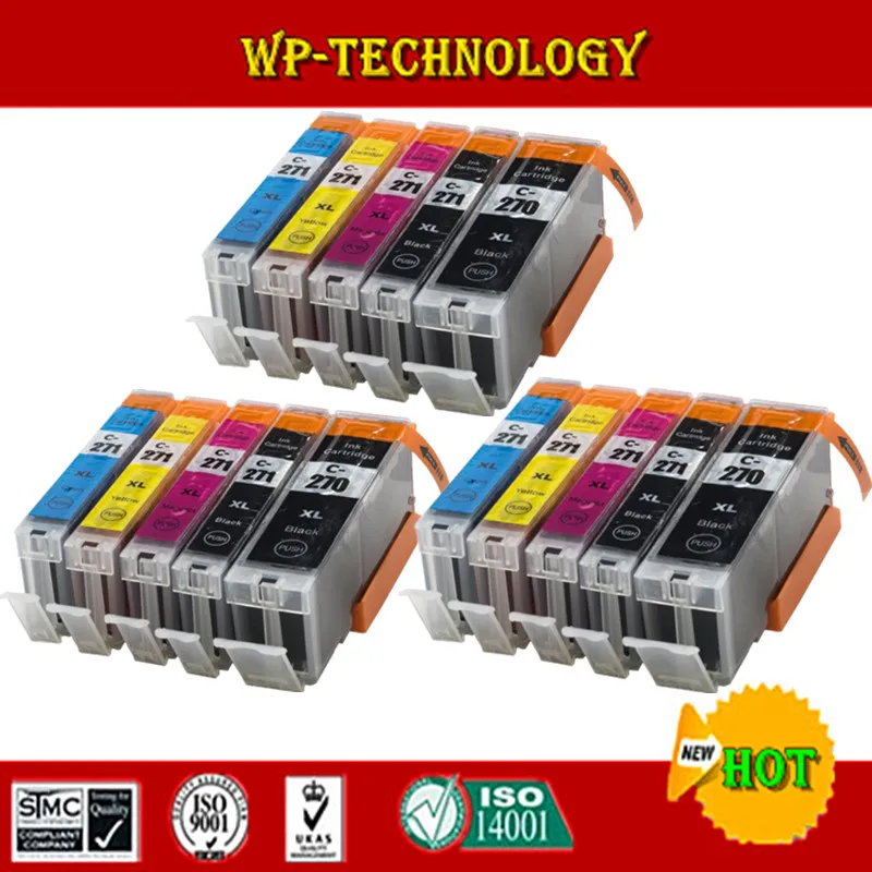 Совместимый чернильный картридж для PGI 270 CLI 271 PGI270 CLI271 Костюм Canon PIXMA MG7720 и т.