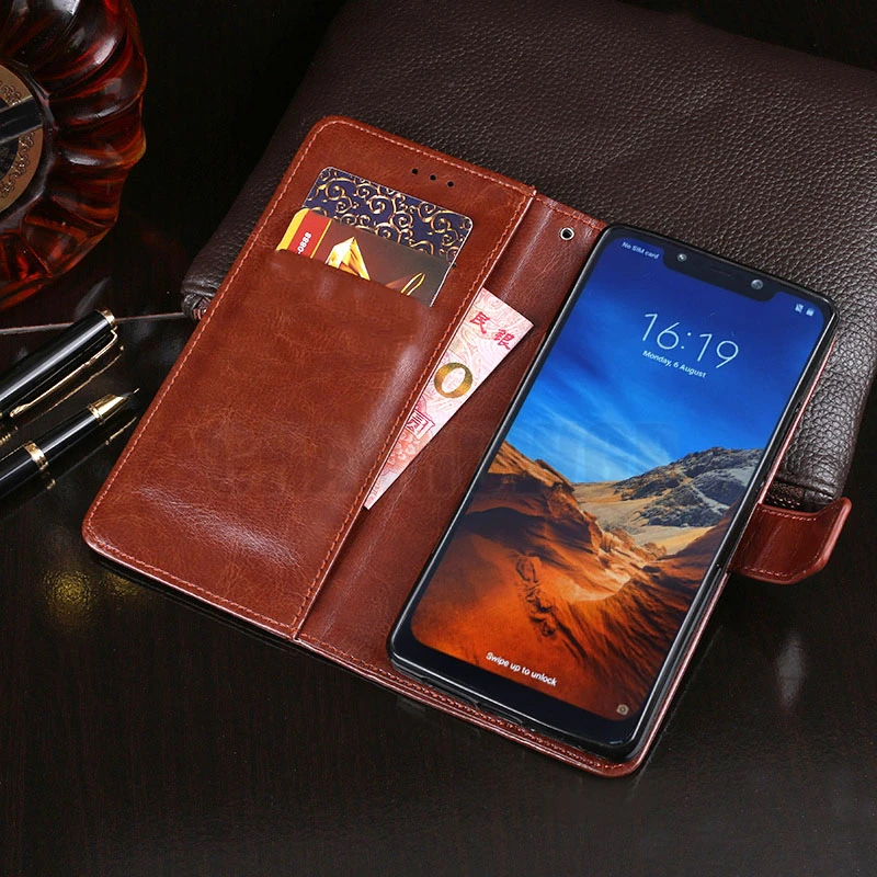 Роскошный кожаный чехол бумажник для Xiao mi Pocophone F1 A1 A2 Lite 8 SE Red 5 Plus 6 6A 3S S2 4A Note 3 4 4X Pro