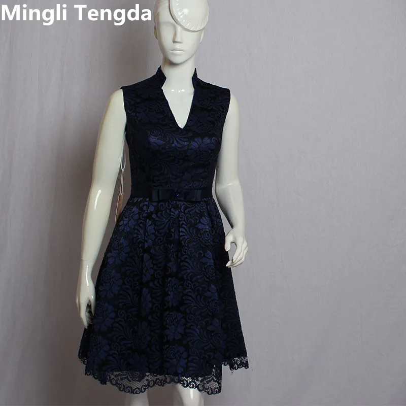 Новые кружевные короткие платья для выпускного вечера с открытой спиной Vestido De