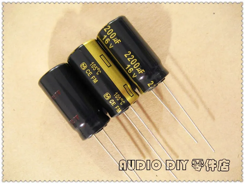 10 шт/50 шт FM серии 2200 мкФ 16V 16v2200uf ультра низким внутренним сопротивлением