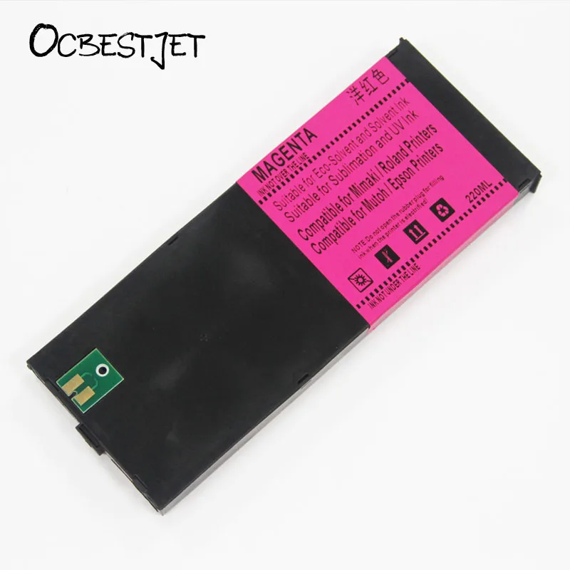 Фотокартридж с чернилами заполненными 220 мл ультрафиолетовыми чернилами|ink refill