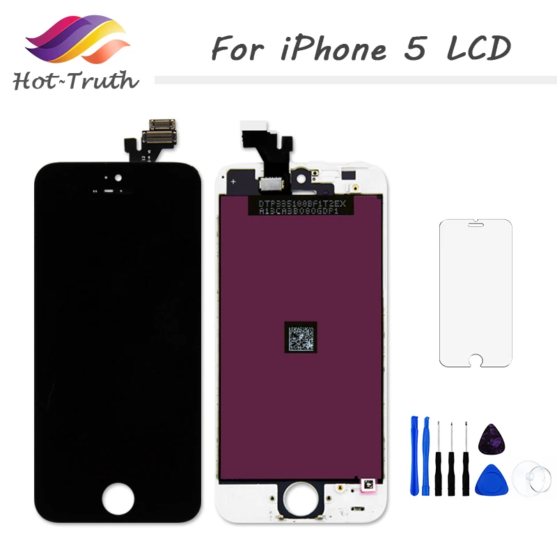 Ht правда 5 шт./лот Pantalla для iPhone ЖК дисплей сенсорный экран полная сборка