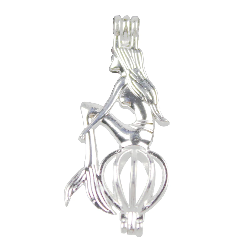 18*43 мм Русалка жемчужная клетка эфирное масло подвеска диффузор ароматерапия