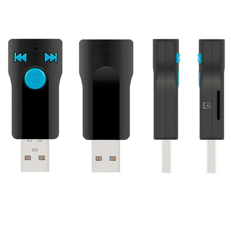 IDEAUDIO A2DP комплект беспроводной связи Bluetooth для автомобиля AUX аудио USB приемник