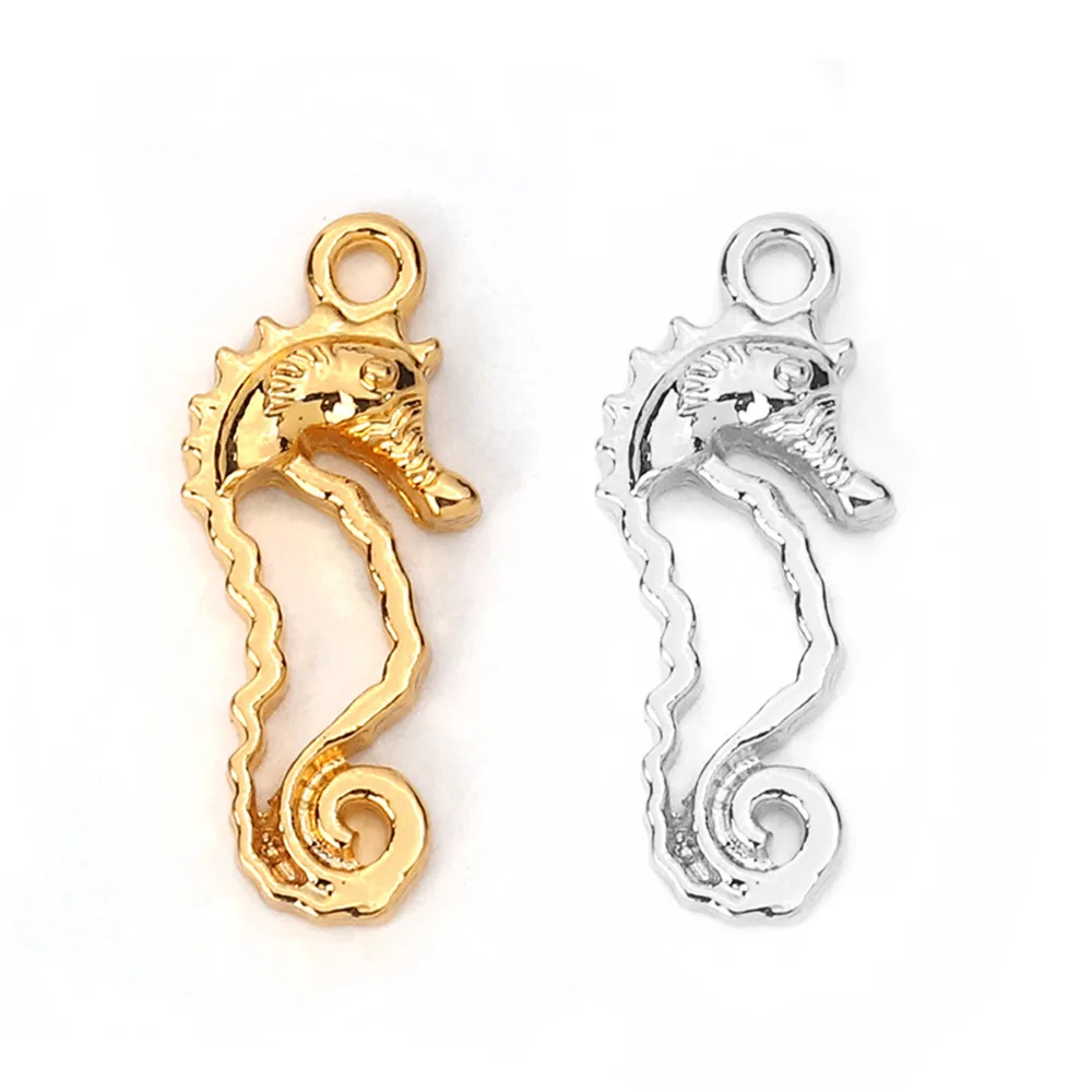 Doreen Box Подвески из сплава цинка с открытой спинкой для милой морской лошади