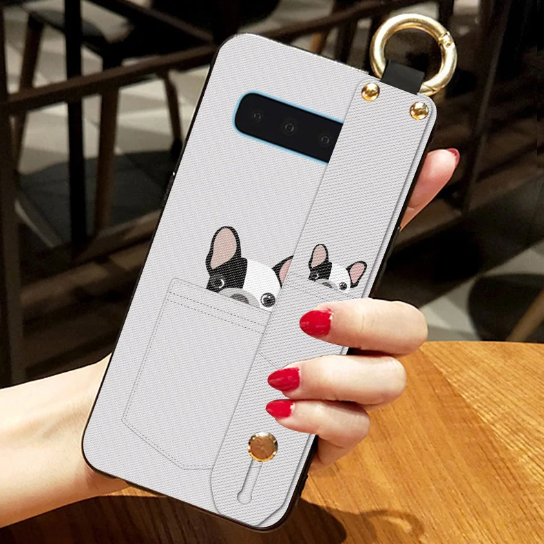 Мягкий чехол из ТПУ на ремне для Samsung Galaxy S8 S9 S10 Plus милый Карманный накладка с