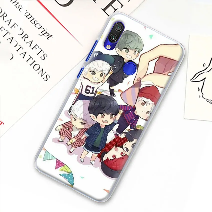 EXO band k-pop kpop чехол для телефона для Xiao mi Red mi 7 5 6 Pro Note 7 Pro 5 5A 6 mi A1 A2 8 Lite 9 чехол Coque
