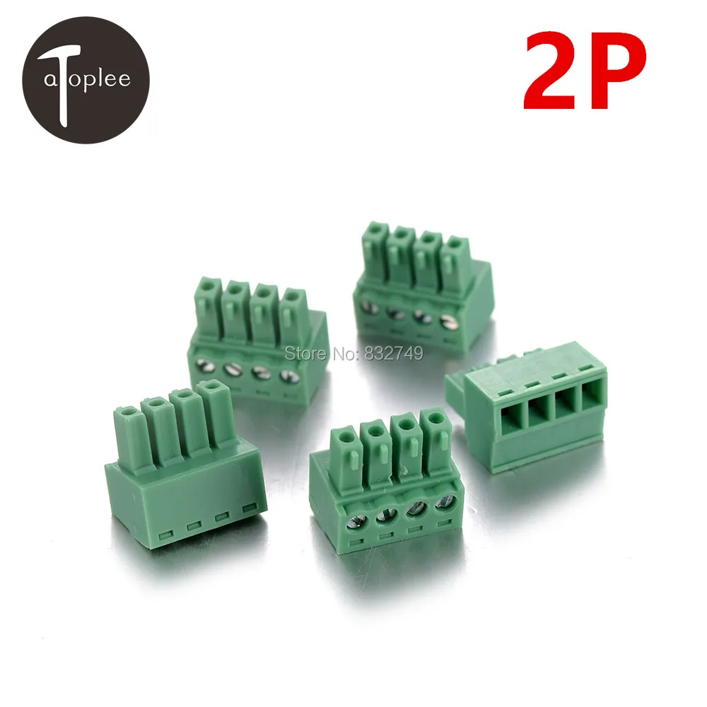 10 шт. 2P 3 81 мм 2EDG разъем PCB папа клеммный блок 28 16 awg проводной кабель Соединительный