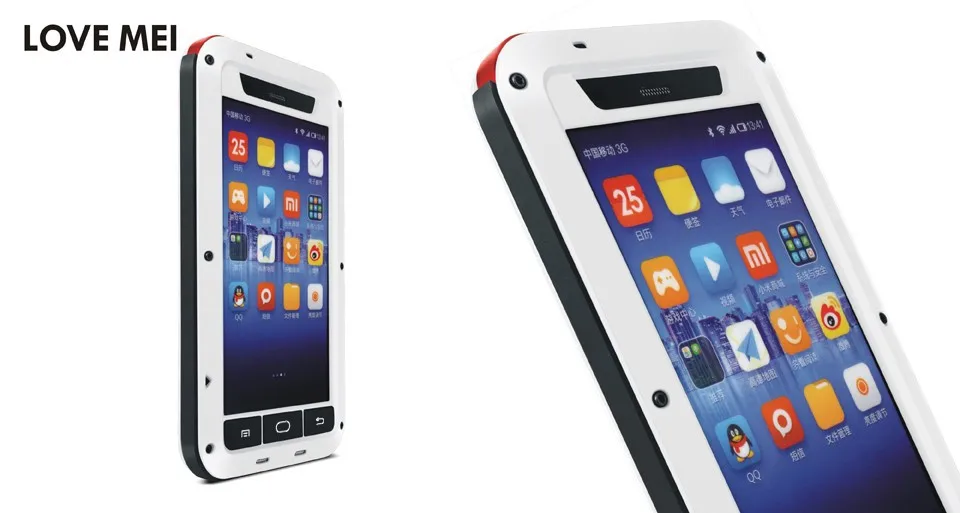 Оригинальный мощный чехол для Xiaomi 3 M3 Mi3 Водонепроницаемый противоударный