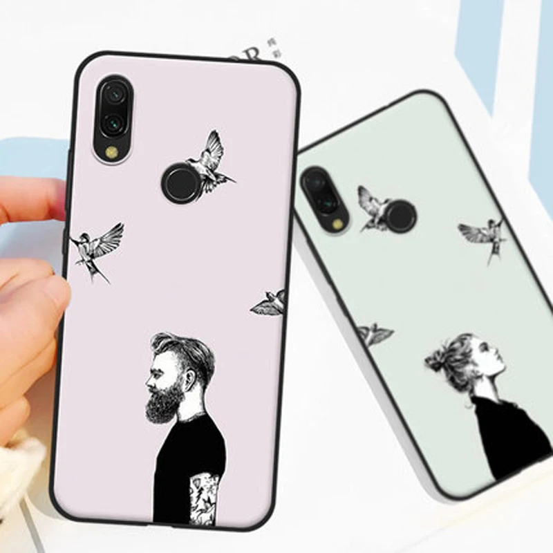 Чехол-накладка для xiaomi Redmi 7 мягкий силиконовый чехол-накладка с рисунком Леона |