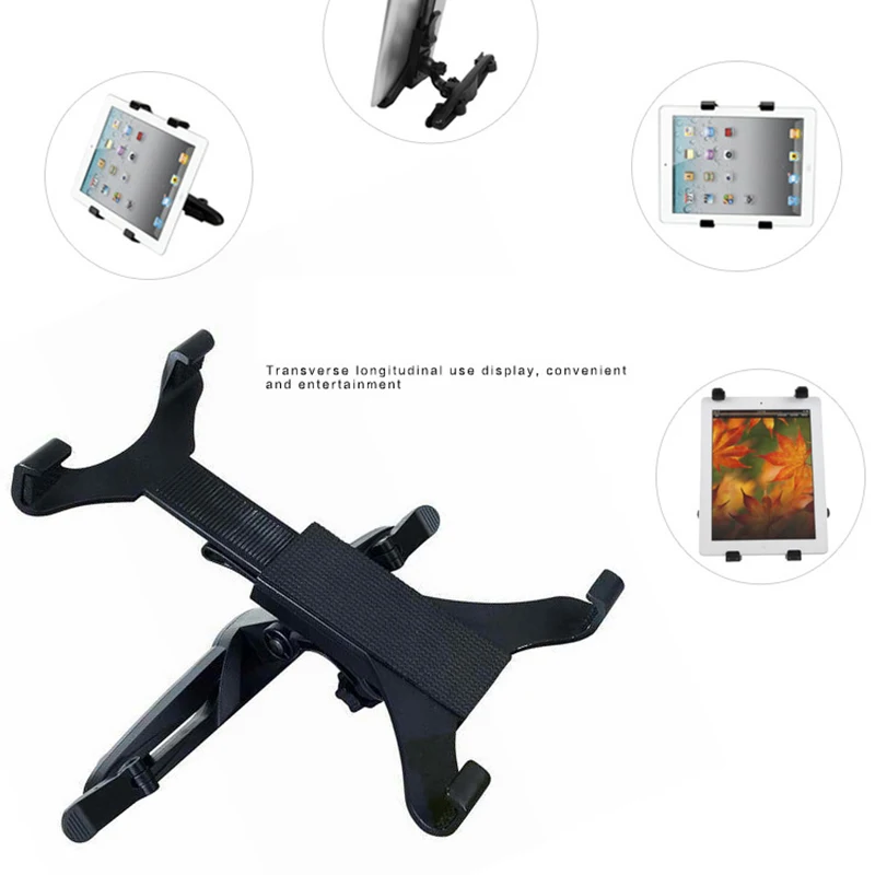 Универсальный держатель на 360 градусов для iPad 2/3/4 Air 1 2 iPad mini 1 2 3 4, подголовник для автомобильного сиденья, держатель для планшета samsung Xiaomi Asus