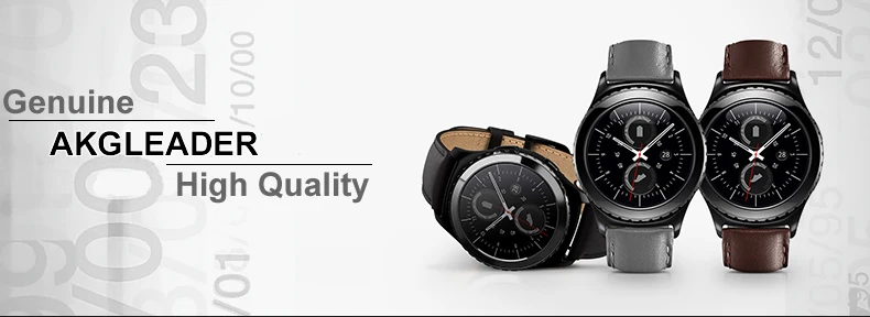 20 мм ремешок для часов из натуральной кожи для samsung gear Sport gear S2 классический наручный ремень для часов huawei 2 Ремешки для наручных часов браслет