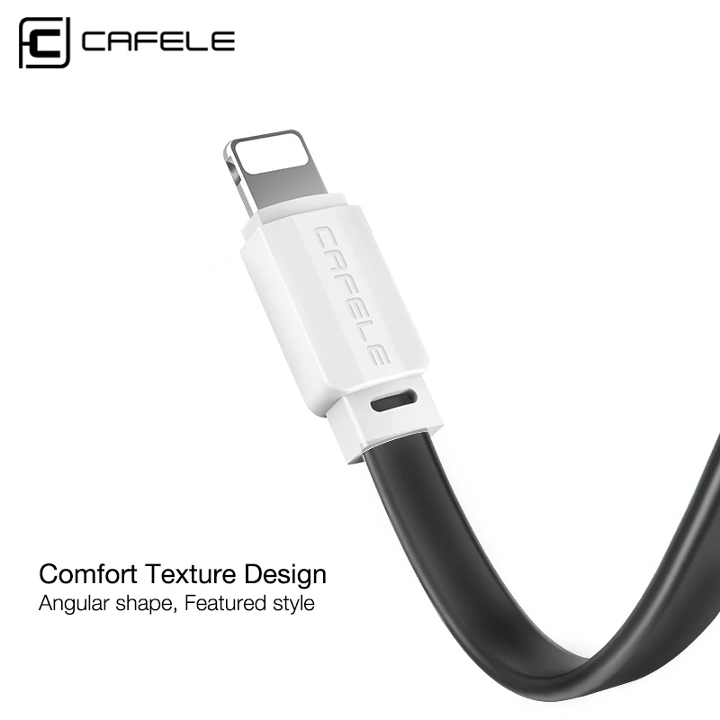 CAFELE usb-кабель для зарядки iPhone x xs max xr 8 7 6s 6 5 plus кабель для синхронизации данных для IOS 12 11 прочный usb-кабель