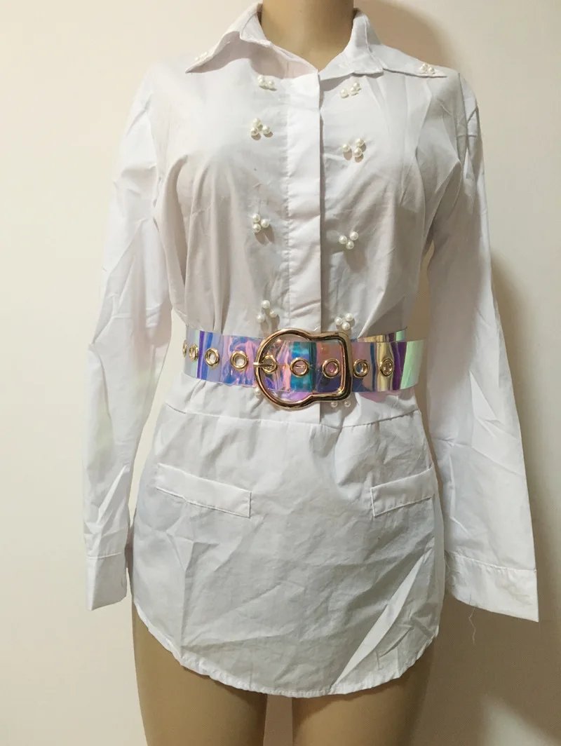 Сексуальные женские панковские готические виниловые широкие поясные ремни из