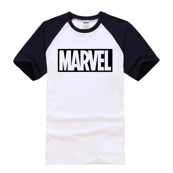 Новый дизайн Мужская футболка Marvel супергерой Мужская/женская с принтом круглый