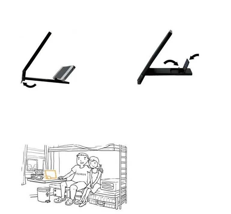 Портативный складной 3X мобильного телефона Экран Лупа объектив HD Expander увеличить