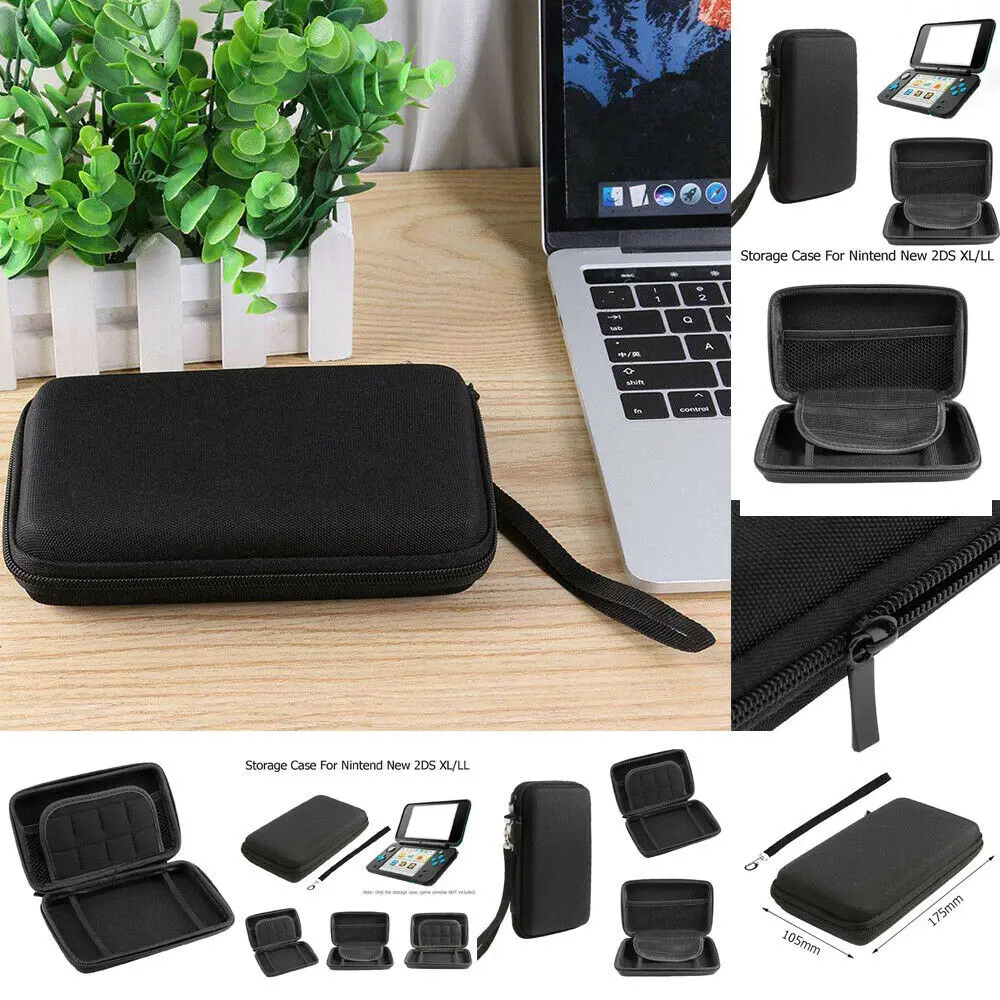 Портативная тонкая сумка для хранения геймпада Защитная 2DS LL|Коробки и ящики