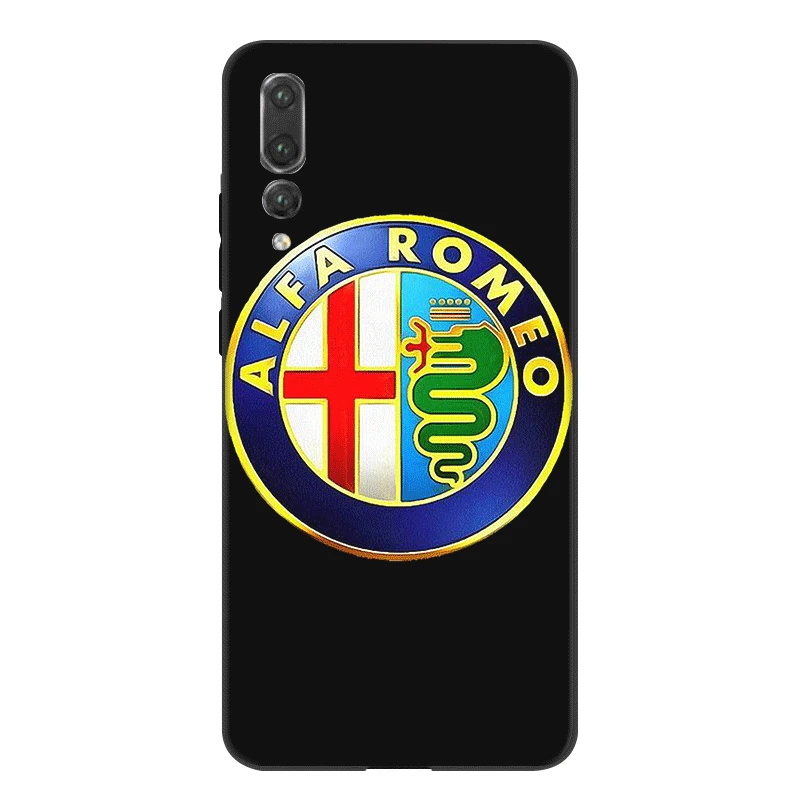 Desxz Cell Phone Case Silicone Alfa Romeo Logo For Huawei P Smart P8 P9 P10 P30 P20 Lite Pro Mini Cover - Цвет: B8