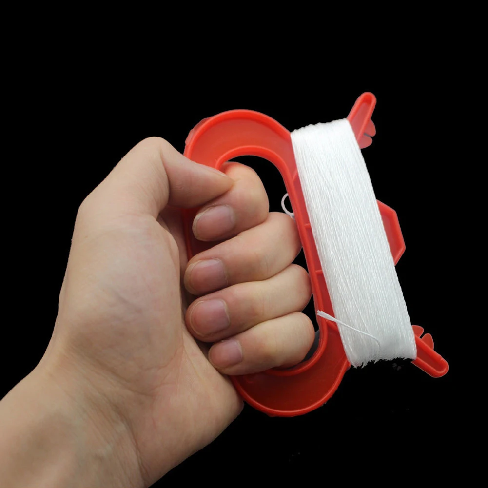 Cometas de hilo fino para deportes al aire libre, Kit de herramientas de bobinador en forma de D para cometas de acrobacias para ni&ntilde;os, 100m, venta al por mayor-2