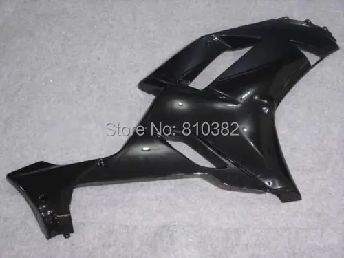 Мотоцикл обтекатель комплект для KAWASAKI Ninja ZX6R 07 08 636 2007 2008 Полный глянец Черный ABS