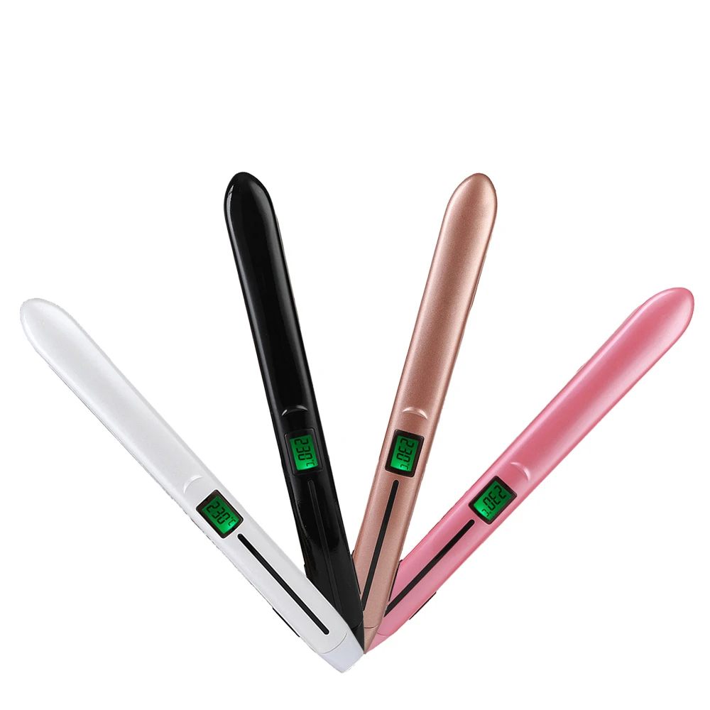 Профессиональный Керамический выпрямитель для волос светодиодный дисплей