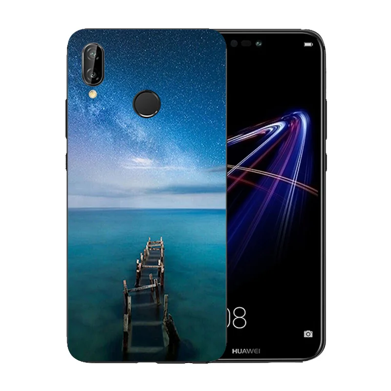 5 84 дюймов для Huawei P20 Lite противоударный чехол nova 3e с узором ночного неба тонкий