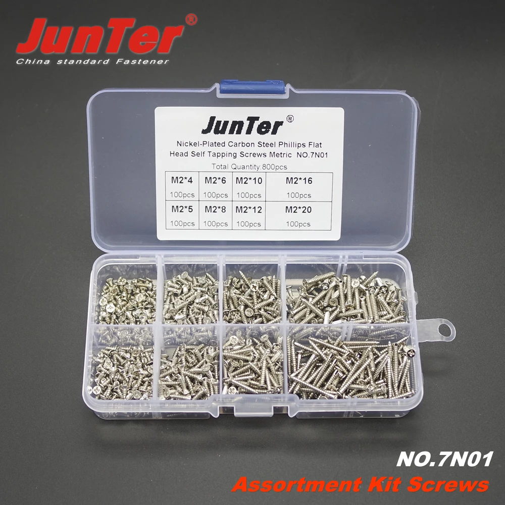 800 шт. саморезы из никелированной углеродистой стали M2(2 мм) | Обустройство дома