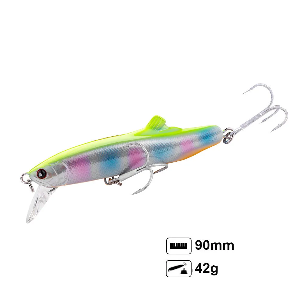 NOEBY тонет 0-1 8 м Minnow NBL9060 9 см/42 г VMC крюк бас Щука Карп Walleye форель жесткая