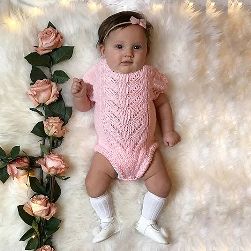 

Baby Knitted Clothes Autumn Knit Baby Rompers Girl Baby Girl Romper Boys Jumpsuit Overall Newnborn Princess Infant Baby Clothes