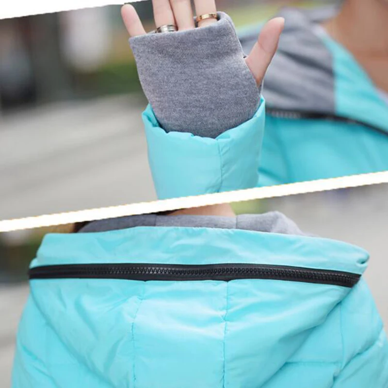 Красивая Женская осенне зимняя куртка Длинные парки для женщин теплые Дамские