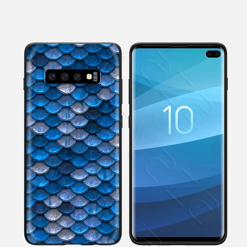 Lavaza оболочки с изображением хвоста русалки и узора из чешуи чехол для Samsung