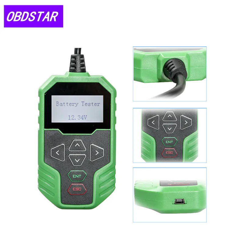 OBDSTAR BT06 12V & 24V автомобильный тестер батареи|Программаторы с автоповтором| |