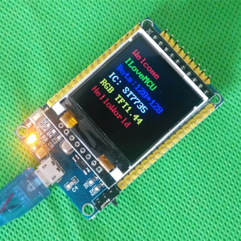 1.44 дюймов TFT дисплея модуля красочный экран ST7735 128*128 для Arduino/51/STM32 заменить 5110