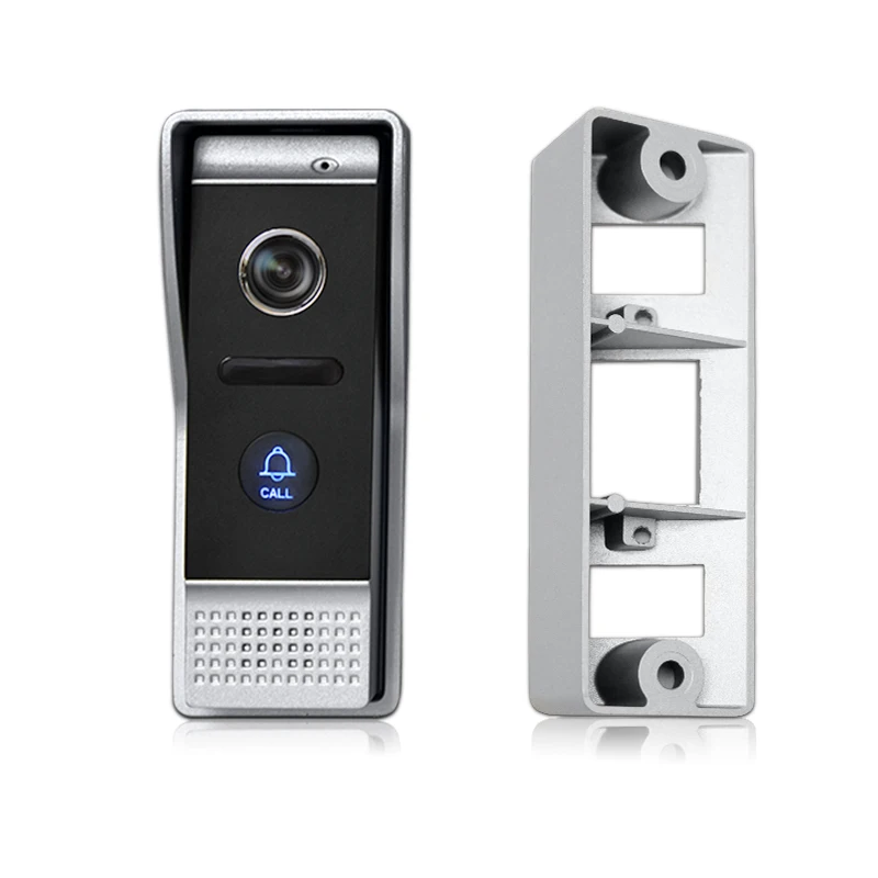 JERUAN 720P AHD Motion Detection 7 inch Touch Screen Video Door Phone Intercom System Record Monitor +1.0MP HD 110 degree Camera |