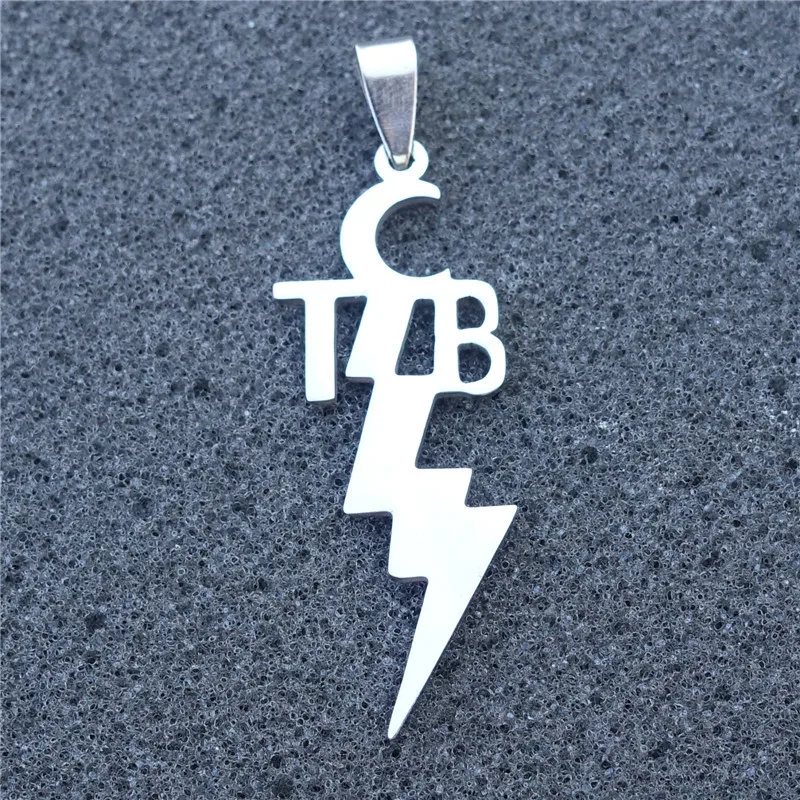 Модный кулон из нержавеющей стали TCB Элвиса Пресли ожерелье мужские ювелирные изделия