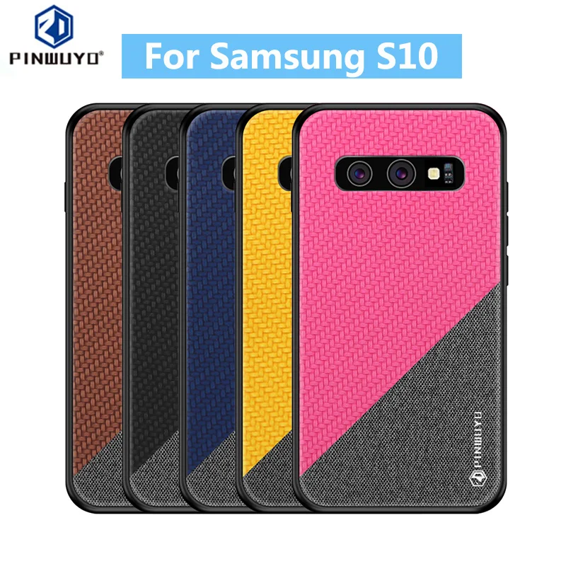 PINWUYO чехол для Samsung Galaxy S10 ТПУ Мягкий Твердый защитный телефона|Бамперы| |