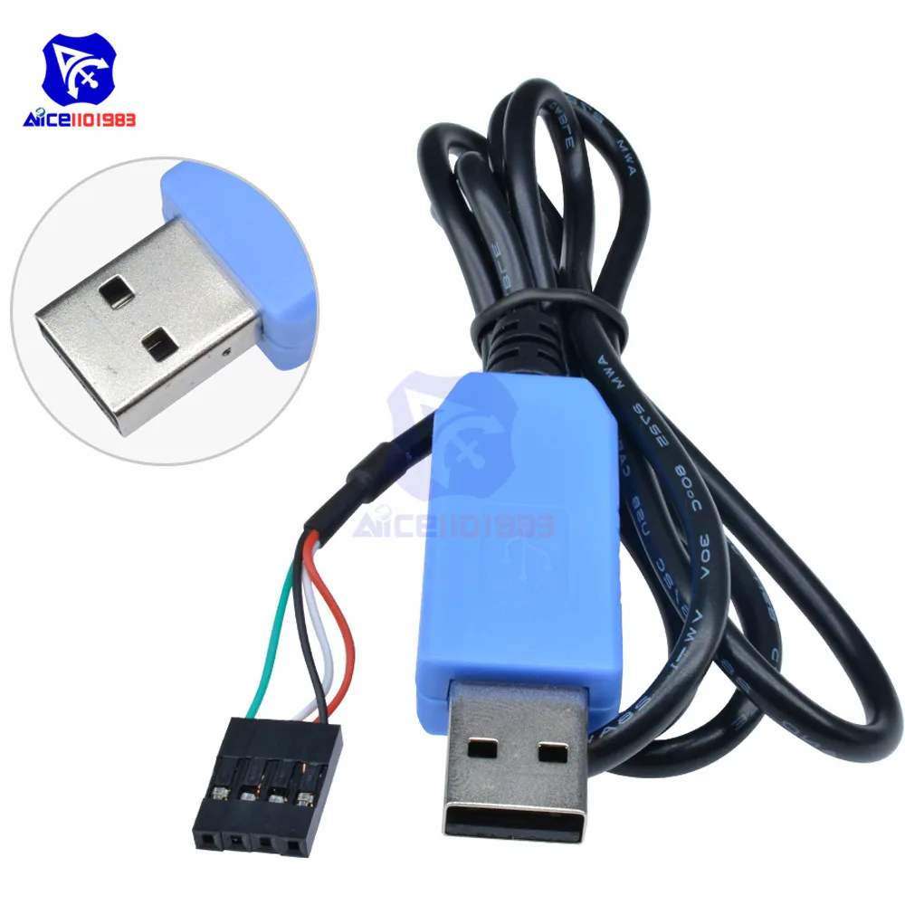 Кабель для скачивания PL2303TA USB 3 В 5 VCC|Интегральные схемы| |
