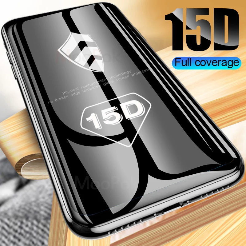 15D защита экрана закаленное стекло для samsung Galaxy J8 J6 J4 Plus для samsung J7 J5 J3 Защитная стеклянная пленка