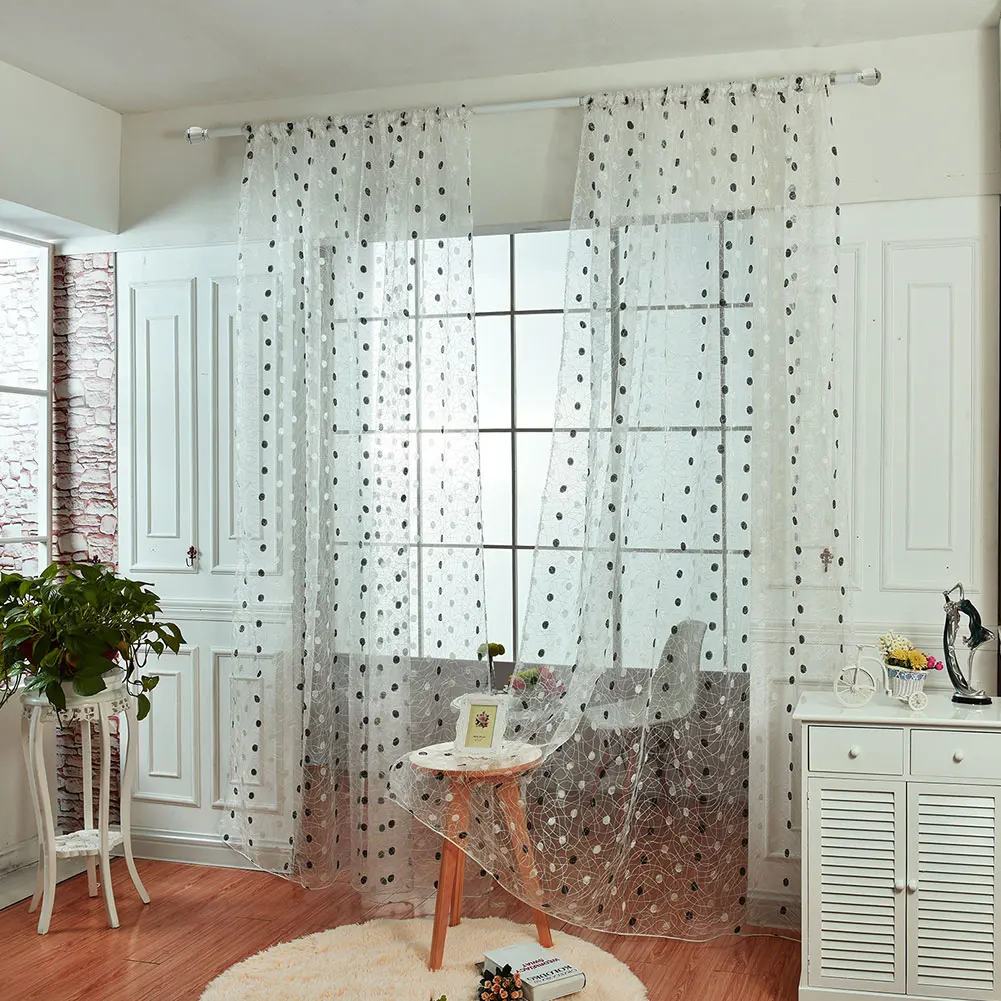 В горошек с героями мультфильма окна Шторы Птичье гнездо закрывающие окно