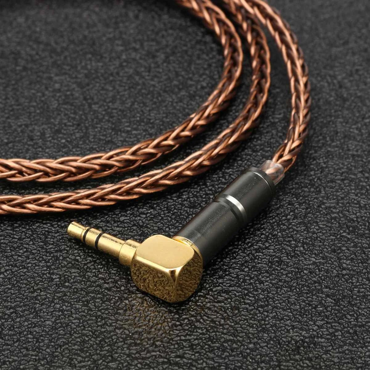 BGVP 400 провод OCC HiFi кабель для DM6 DMG DMS монитор наушники MMCX 0,78 мм наушники для меломанов кабель для наушников DIY - Цвет: 3.5mm MMCX