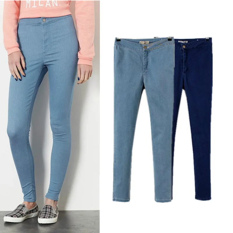 thin skinny fashion pancil Denim pants 