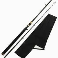 2 18m casting fishing rod long handle spinning rod with 50cm ruler h power fast action lure 15 30g carbon rod light weight 200g