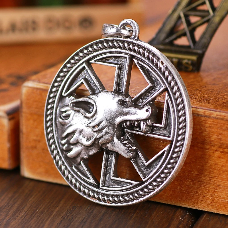 1 шт. славянский амулет Wolf Totem подвеска Коловрат Charm Vintage Amulets талисманы