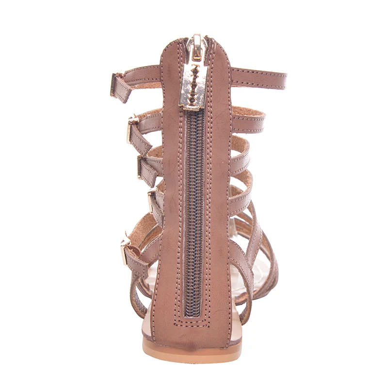 HEE GRAND/Англия Стиль Для женщин обувь римские сандалии с пряжкой Летние вьетнамки