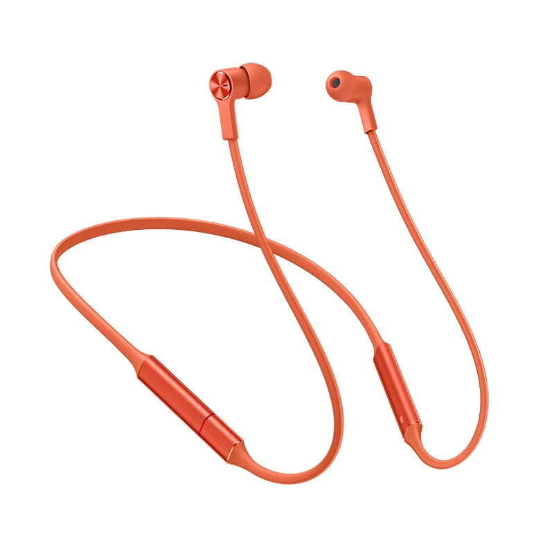 freelace orange Huawei freelace спортивные наушники водонепроницаемые наушники-вкладыши Bluetooth беспроводные для наушников, карты памяти кабель металлическая полость жидкий силикон - Цвет: freelace orange