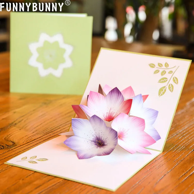 FUNNYBUNNY поздравительные открытки ручной работы День рождения Свадебные
