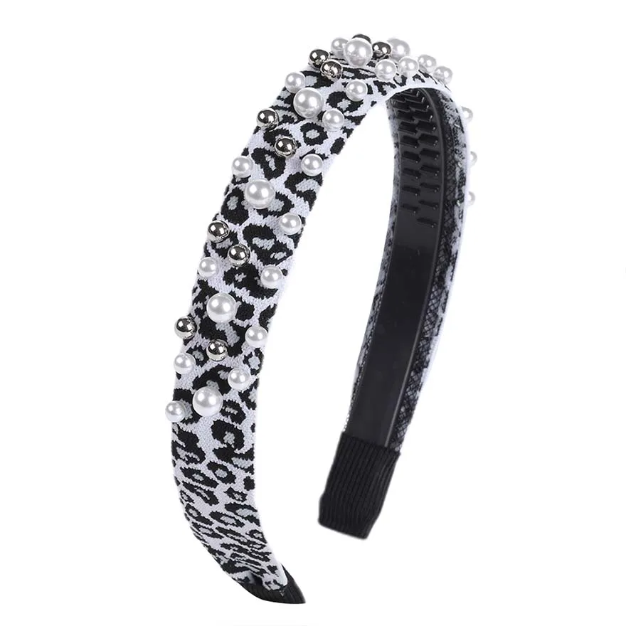 Женские леопардовые ободки для волос Molans широкий тюрбан обруч аксессуары |