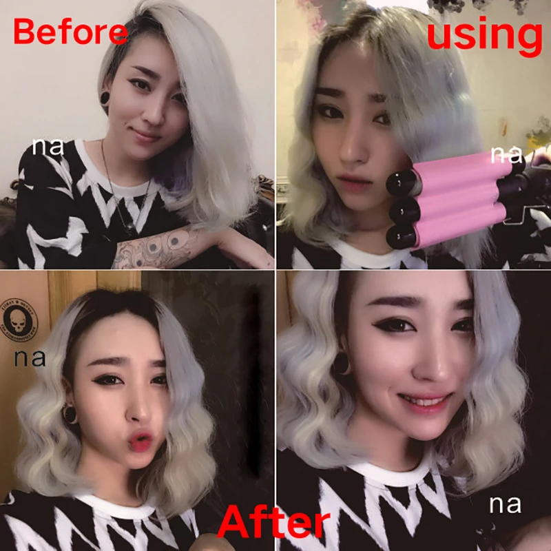 Щипцы для завивки волос керамические 110 220 В|triple barrel hair curler|triple barrelhair curler |