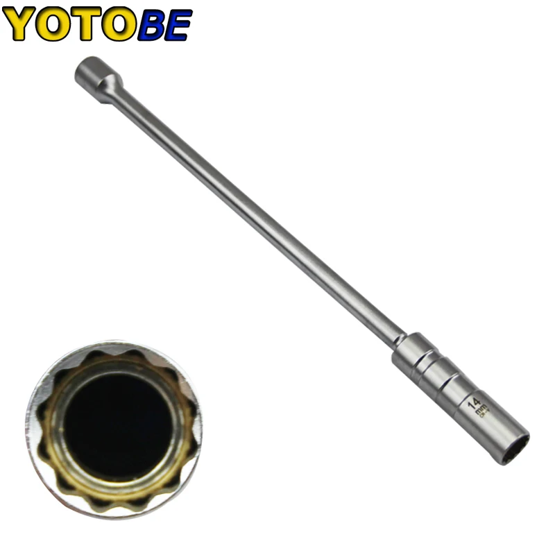 

14 Or 16mm Point Remover Wrench Spark Plug Socket Thin Wall 3/8" Drive For BMW For Mercedes For Nisan Benz