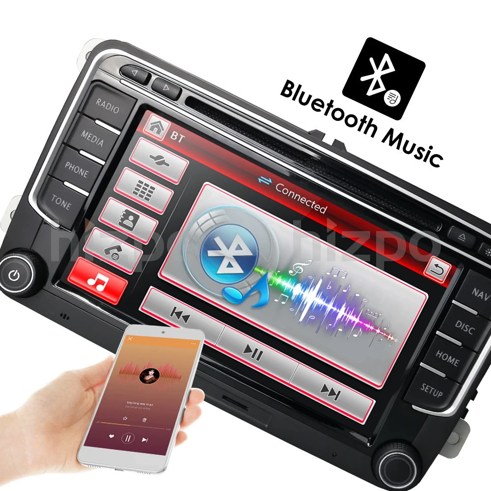 Автомобильный dvd-плеер для V W/Volkswagen/Golf/Polo/Tiguan/Passat/b7/b6/SEAT/leon/Skoda/Octavia " радио gps BT камера зеркальное соединение